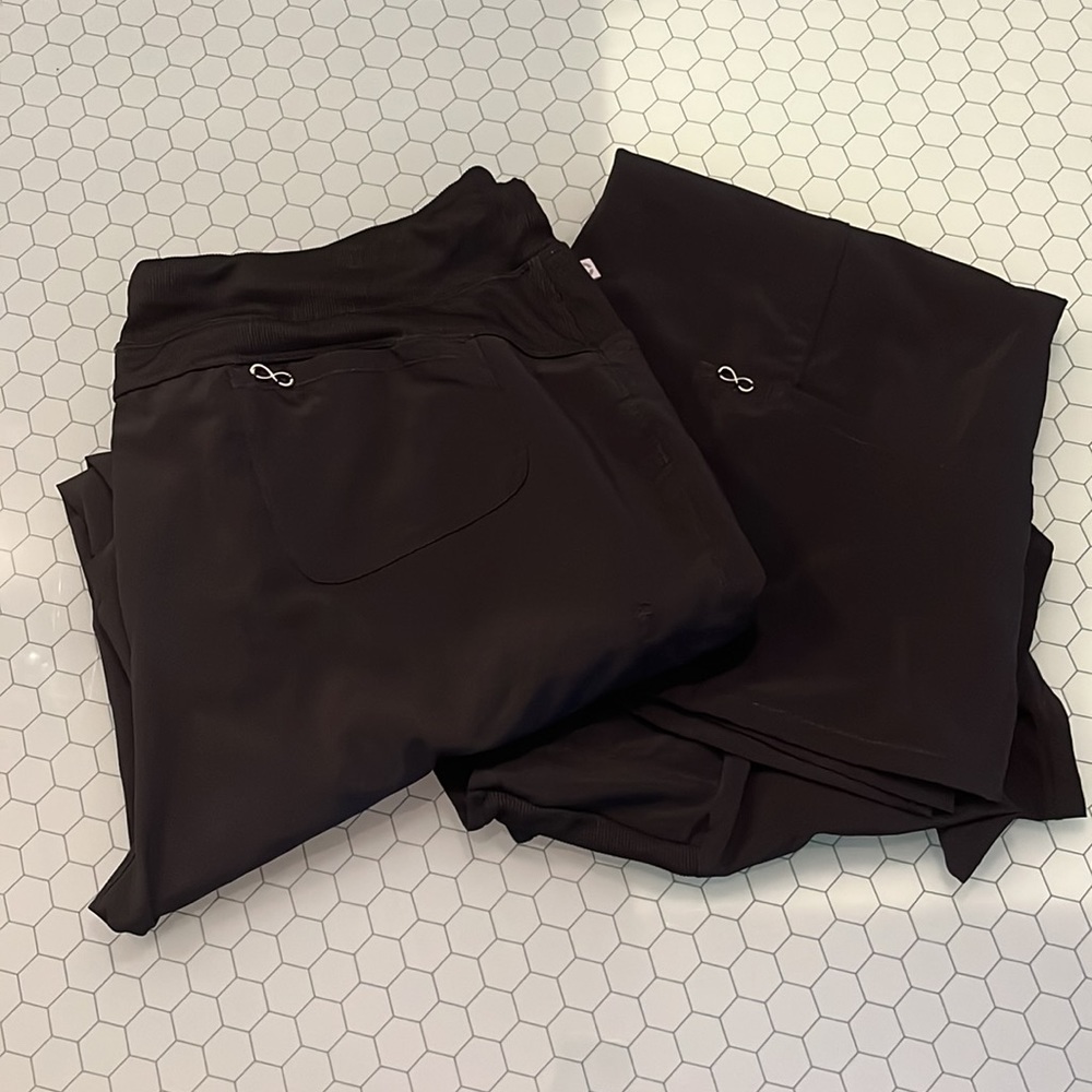 Cherokee Infinity Scrubs Set Womens Black XL